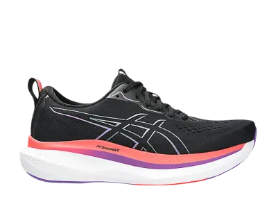 アシックス グライドライド マックス "ブラック/フラッシュレッド"