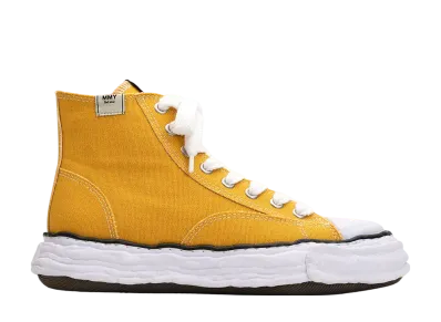 Maison MIHARA YASUHIRO PETERSON 23 OG Sole Canvas High-top Sneaker "Yellow"