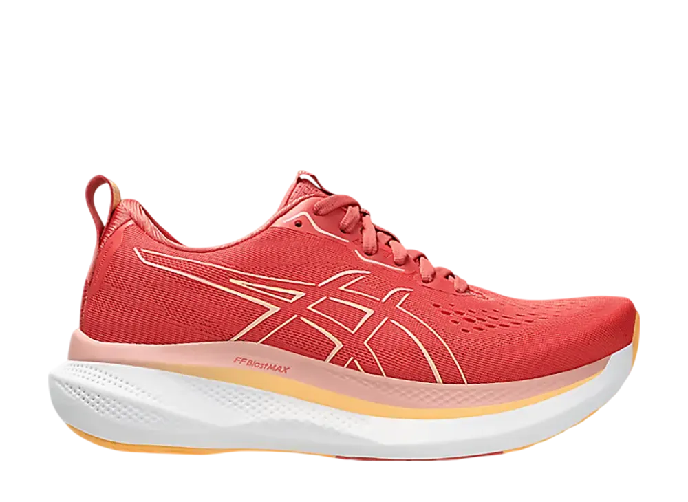 アシックス ウィメンズ グライドライド マックス ワイド "ダークピンククレイ/オレンジグロー"