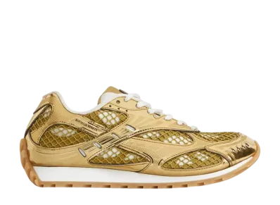 Bottega Veneta Women's Orbit Sneaker "Gold/White"