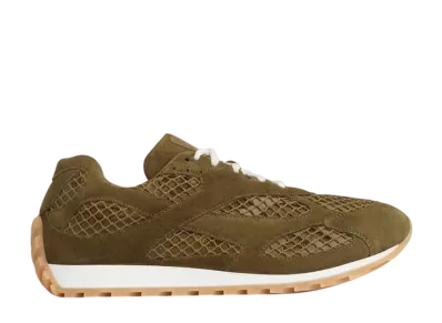 Bottega Veneta Women's Orbit Sneaker "Olive Oil"