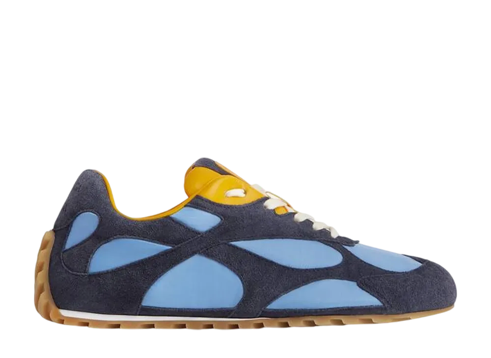 Bottega Veneta Women's Orbit Flash Sneaker "Abyss/Ice/Egg Yolk"