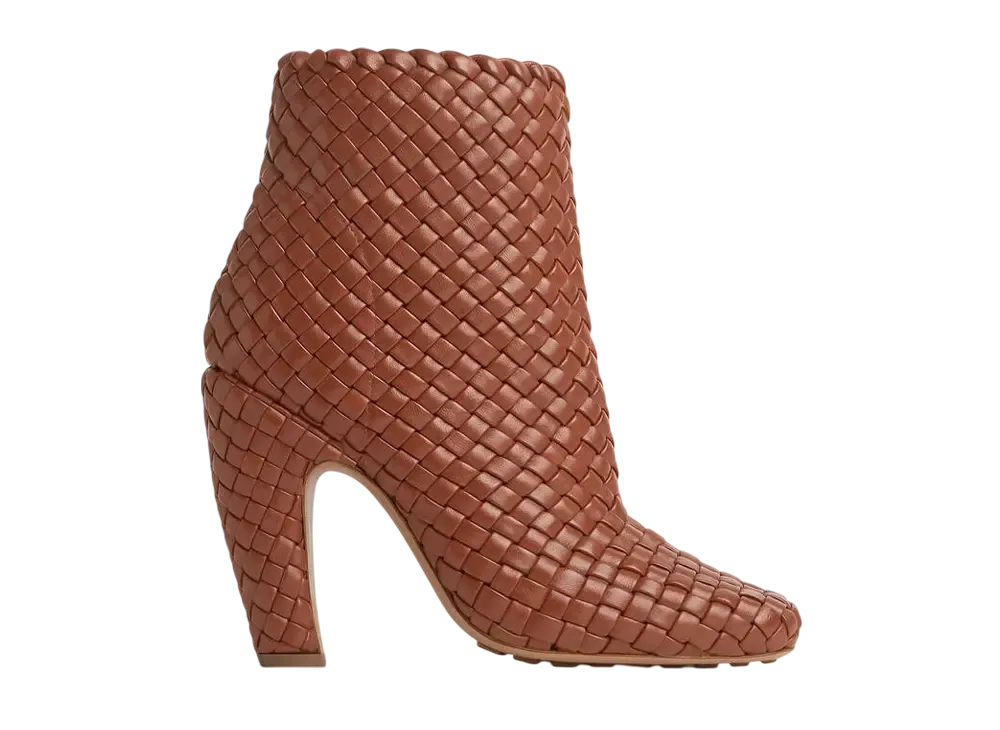 ボッテガヴェネタ ウィメンズ カナラッツォ アンクルブーツ "ブラウンシュガー"
