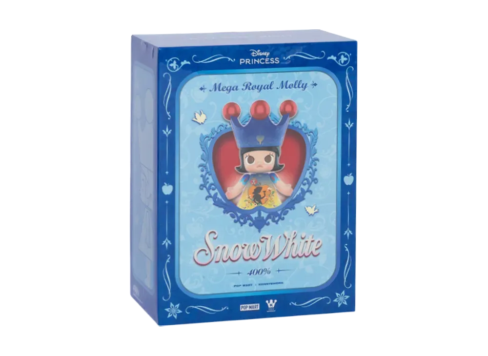 POP MART "MEGA COLLECTIONS" MEGA ROYAL MOLLY 400% Snow White