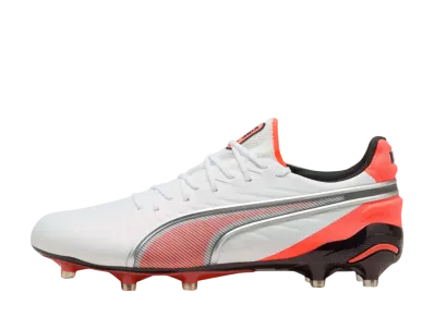Puma King Ultimate FG/AG "PUMA White/PUMA Silver/Glowing Red/PUMA Black"
