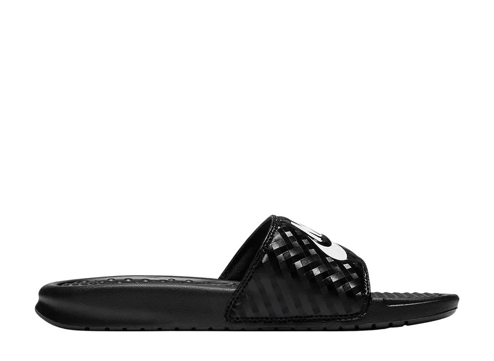ナイキ ウィメンズ ベナッシ JDI スライド "ブラック/ホワイト"