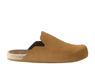 PRADA Suede Mules "Brown"