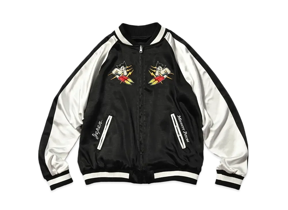 ATOM x HOME GAME SOUVENIR JACKET "BLACK"