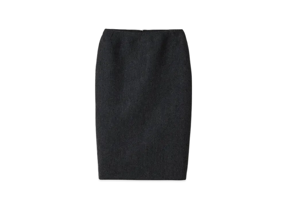 MIU MIU Women's Double Wool Skirt "Grey"