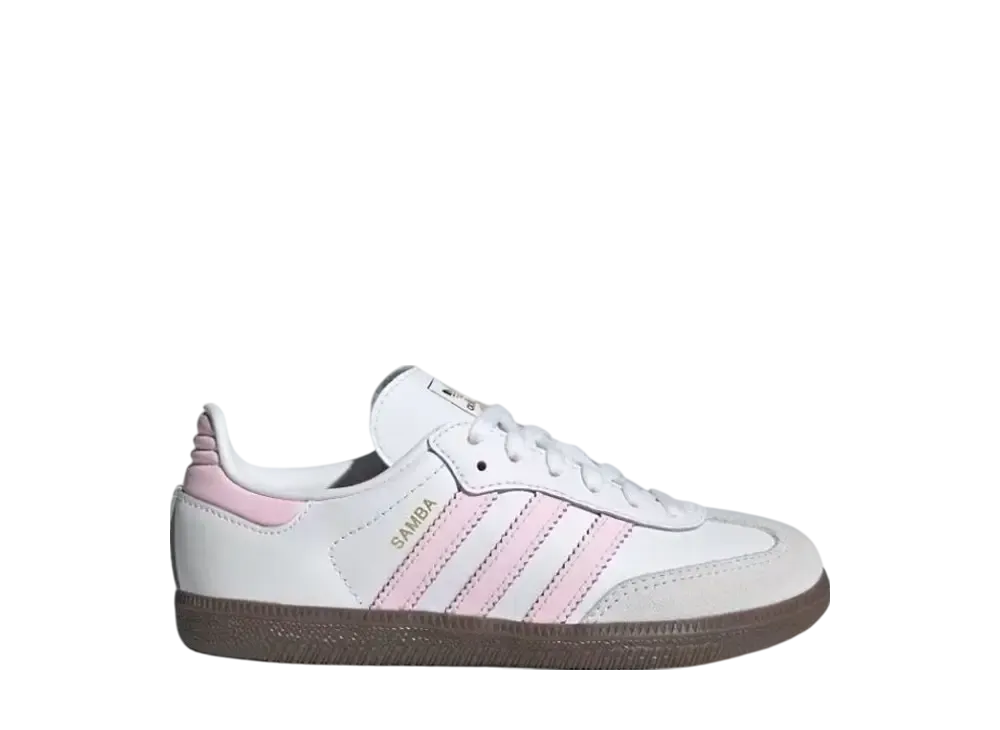 アディダスオリジナルス PS サンバ OG "フットウェアホワイト/クリアピンク/ガム" (キッズ)