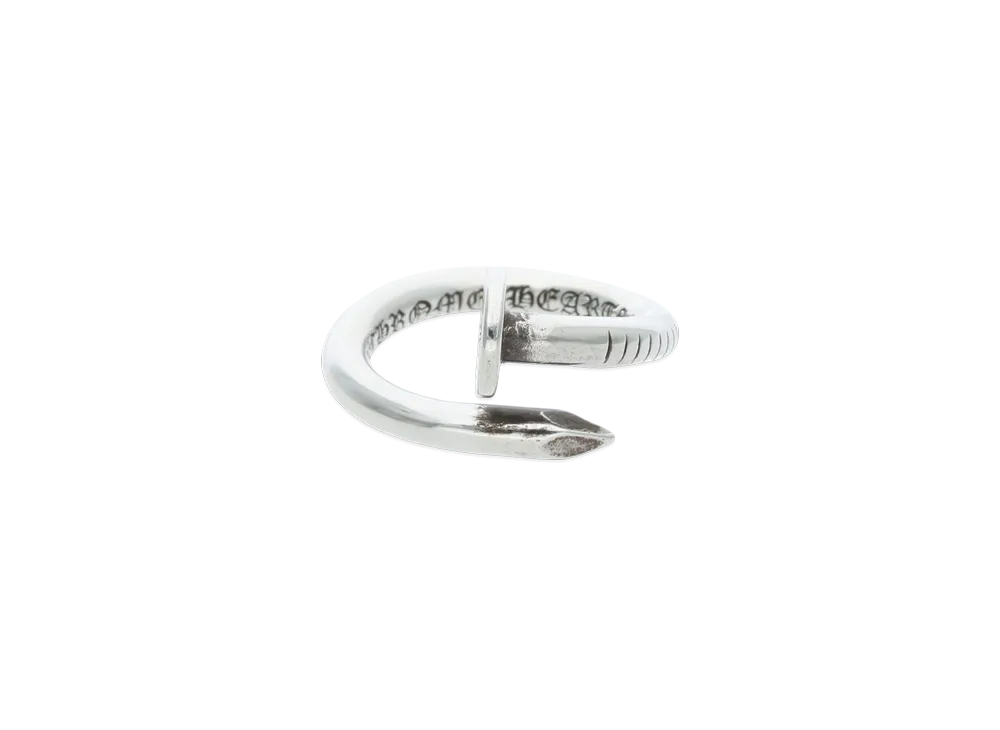 クロムハーツ ネイル フラット リング "シルバー"
