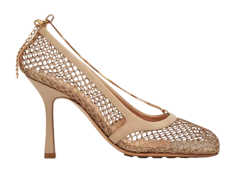 ボッテガヴェネタ ウィメンズ ストレッチ パンプス "ベージュ"