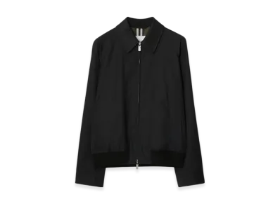 Burberry Gabardine Harrington Jacket "Black"