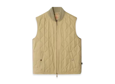 Burberry Quilting Gabardine Gilet "Hamper"