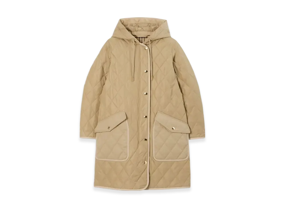 Burberry Quilting Thermoregulated Coat "Archive Beige"