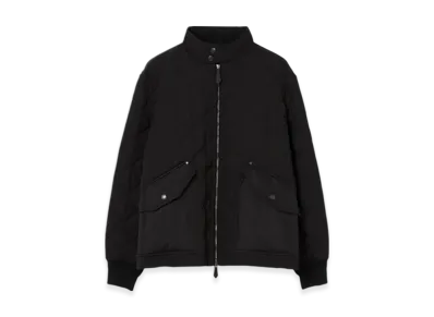 Burberry Quilting Thermoregulated Harrington Jacket "Black"