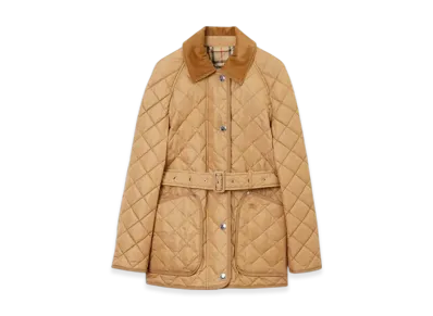 Burberry Quilting Nylon Barn Jacket "Archive Beige"