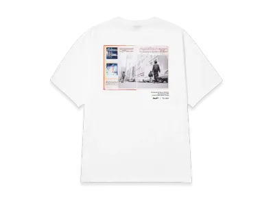 HUF DENNIS McGRATH Notebook Collage Tee "White"