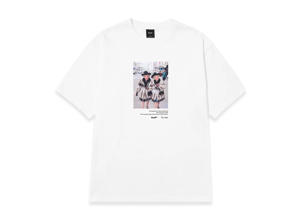 HUF DENNIS McGRATH The Sweetest Twins Tee "White"