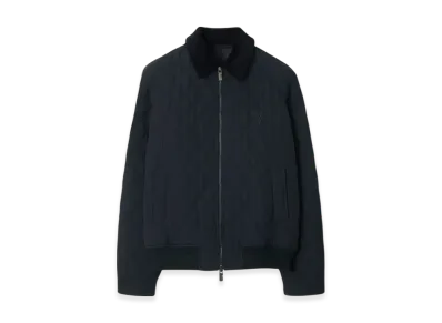 Burberry Quilting Nylon Jacket "Navy/Charcoal Melange"