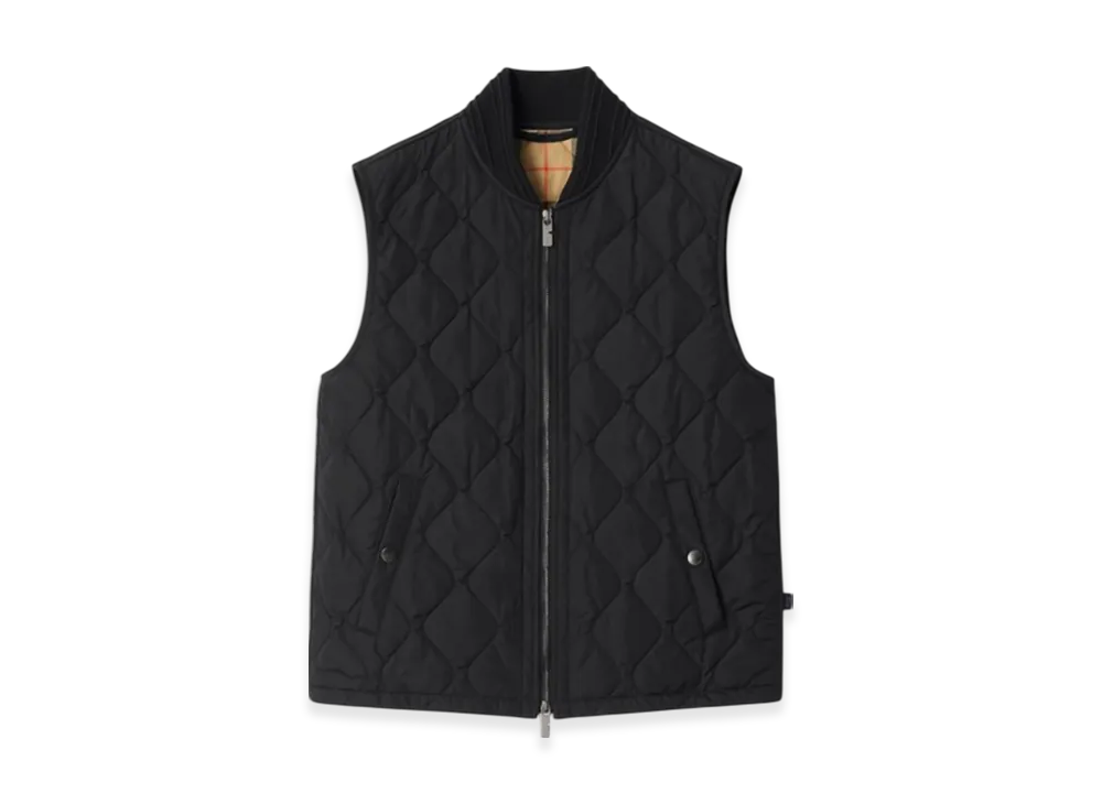 Burberry Quilting Nylon Gilet "Black"