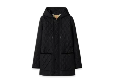 Burberry Quilting Nylon Parka "Black/Sand"