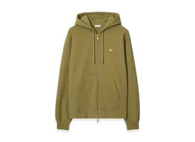 Burberry Cross-Stitch EKD Cotton Zip Hoodie "Estate"