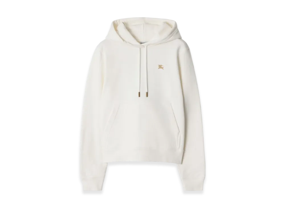 Burberry Cross-Stitch EKD Cotton Hoodie "Chalk"