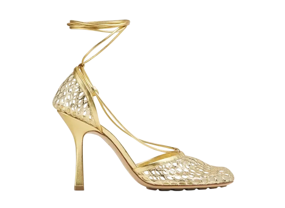 BOTTEGA VENETA サンダル ゴールド 4103925F0032 350608250_1.jpg