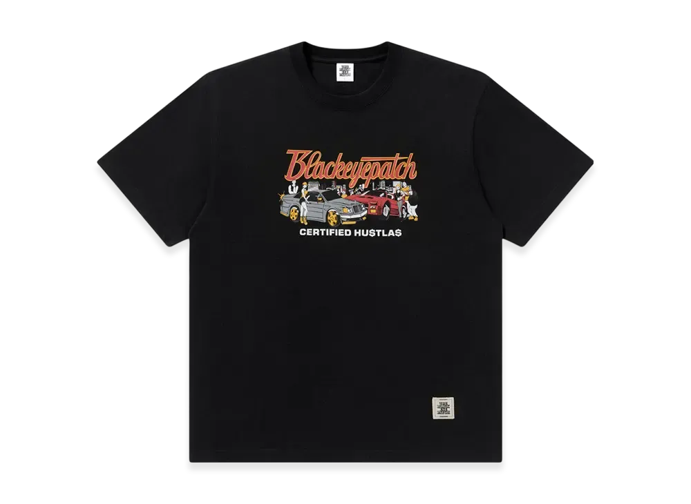 BlackEyePatch Certified Hustlas Tee "Black"