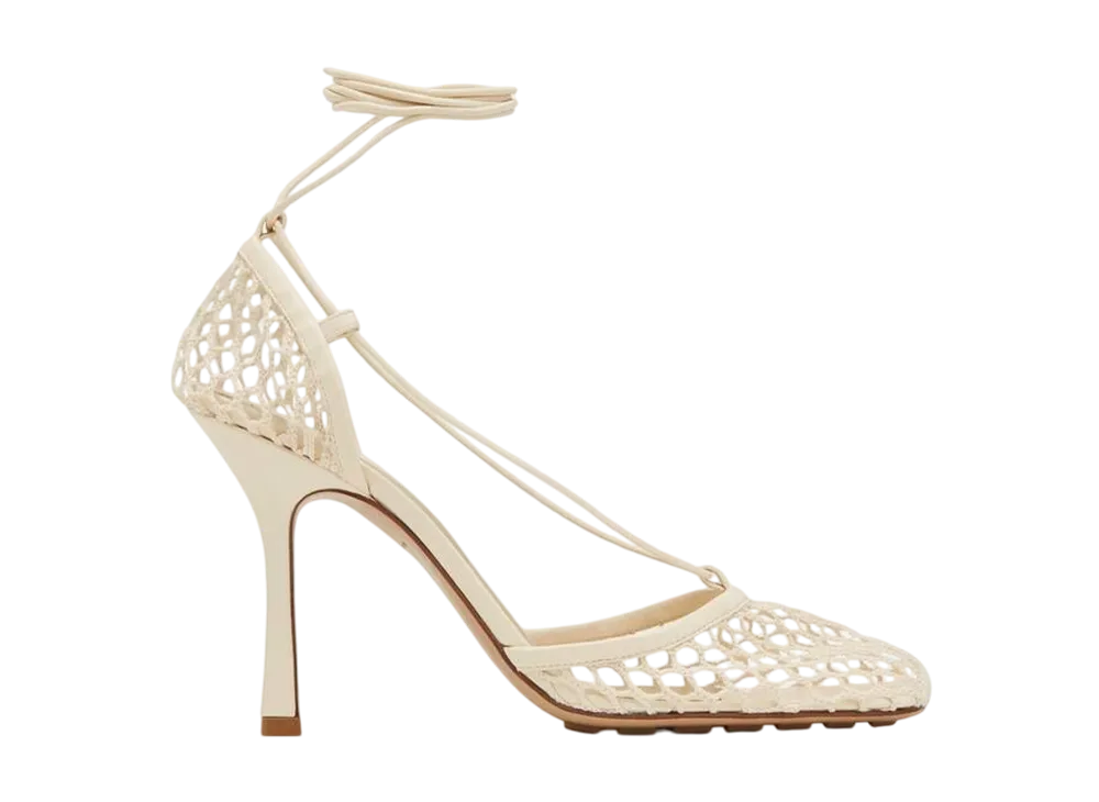 ボッテガヴェネタ ウィメンズ ストレッチ レースアップ サンダル "トワール"