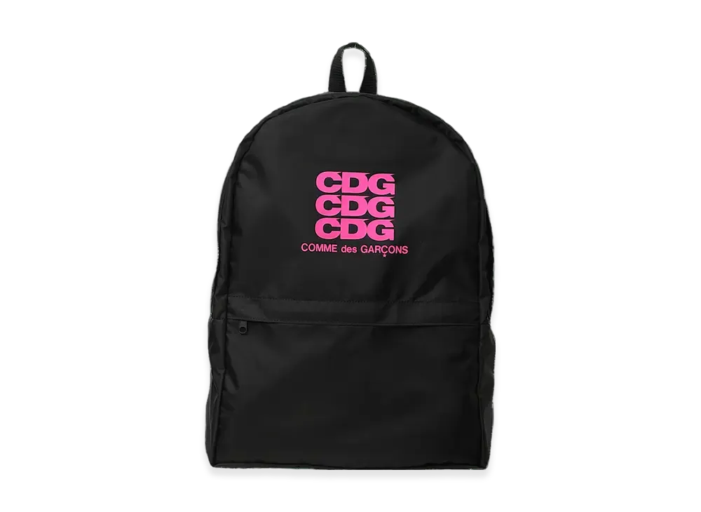 Comme des Garcons CDG Fluorescent Printed Backpack "Black/Pink"