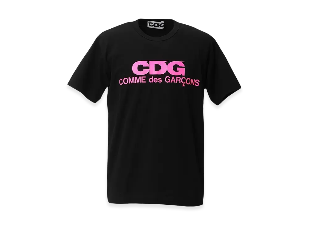 Comme des Garcons CDG Pink Logo T-Shirt "Black" SZ-T086-051
