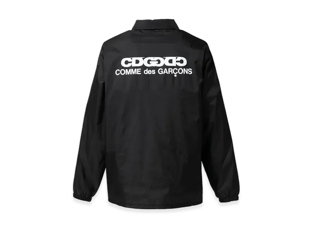 COMME des GARCONS CDG阪急梅田限定 スタッフブルゾン M CDG“蛍光ピンク”ロゴの限定ウェア、Tシャツ＆ブルゾンなど阪急