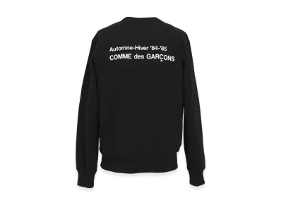 Comme des Garcons CDG 84-85 Staff Sweatshirt "Black"