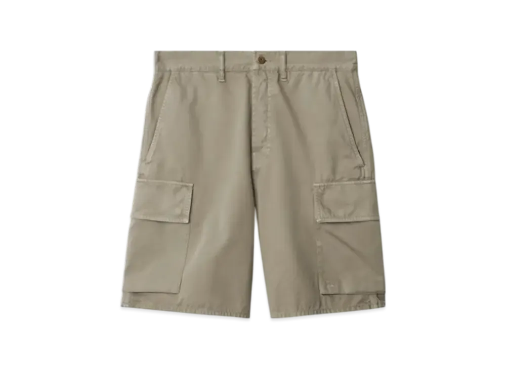 Burberry Cotton Cargo Shorts "Quill"