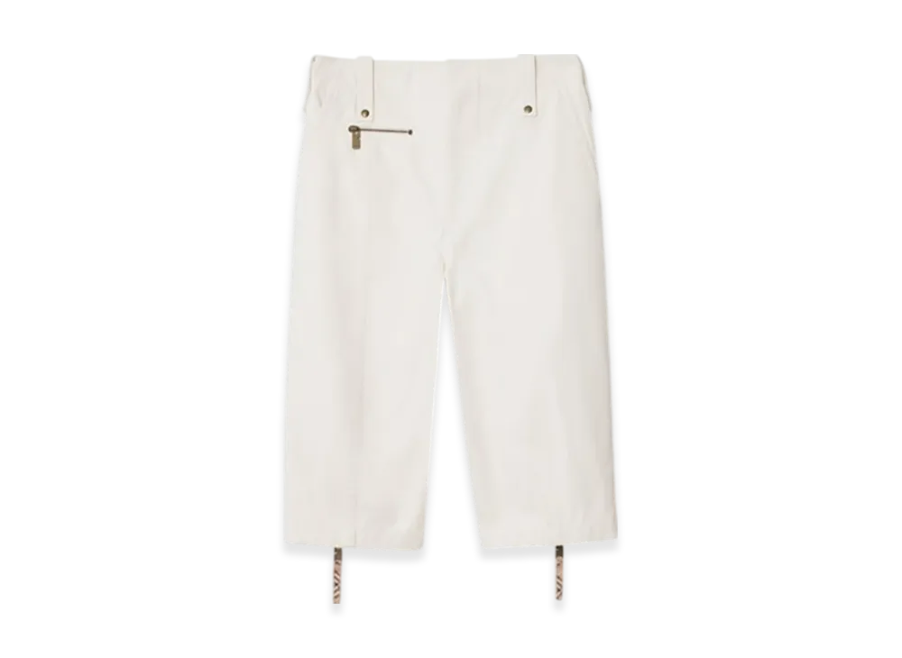 Burberry Cotton Capri Trousers "Quartz"