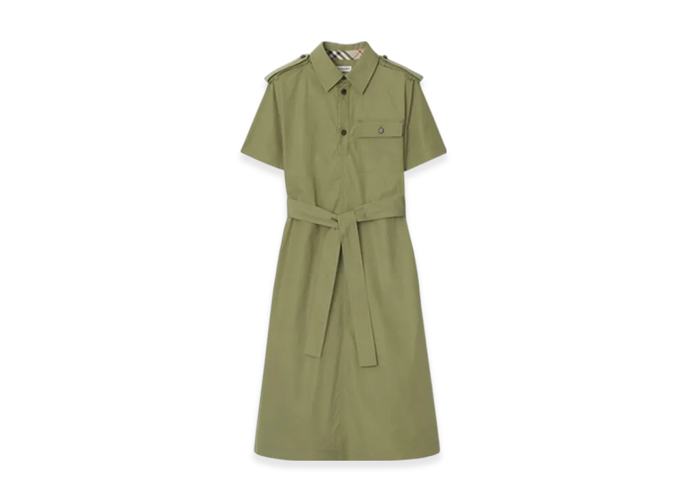 Burberry Cotton Shirt Dress "Wreath"