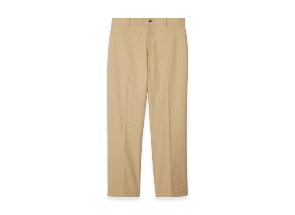 Burberry Cotton Trousers "Flax"