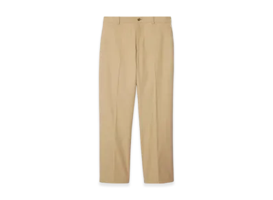 Burberry Cotton Trousers "Flax"