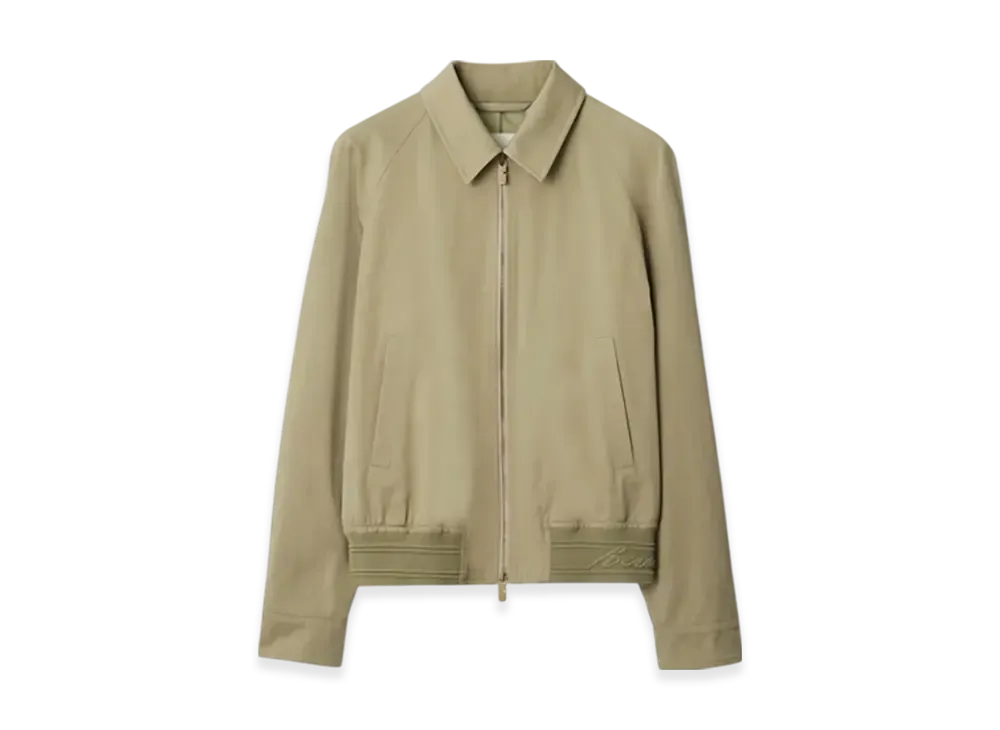 Burberry Cotton Harrington Jacket "Skylark"