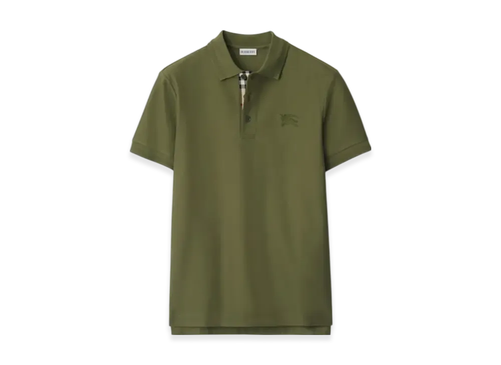 Burberry Cotton Polo Shirt "Olive"