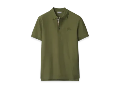 Burberry Cotton Polo Shirt "Olive"