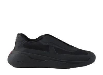 PRADA America's Cup Re-Nylon and Bike Fabric Sneakers "Black"