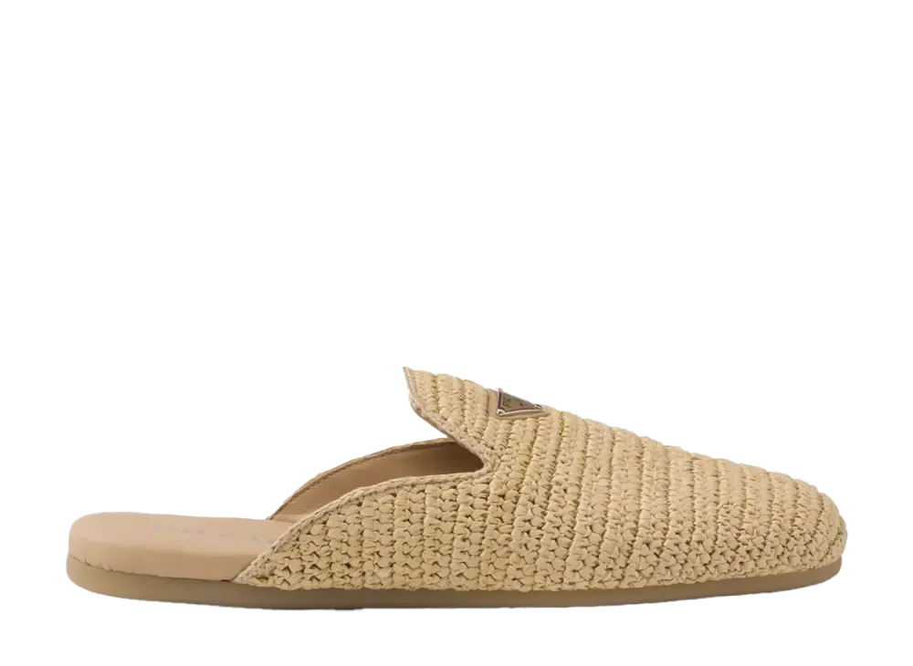 プラダ クロシェ ミュール "ナチュラル"