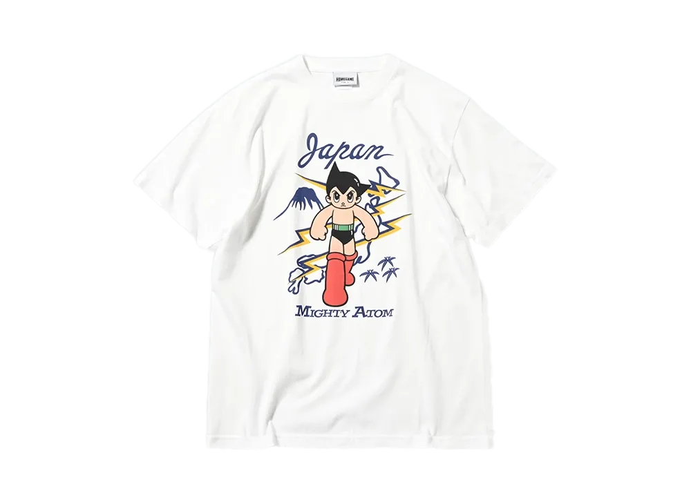 ATOM x HOME GAME SOUVENIR TEE "WHITE"