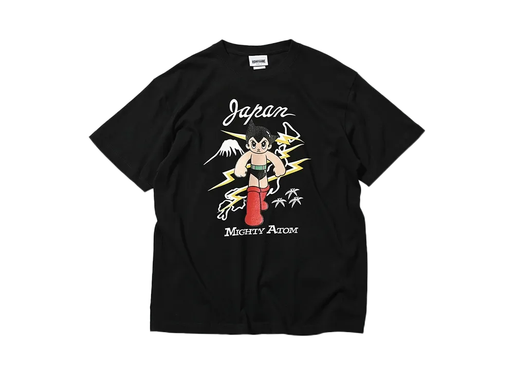 ATOM x HOME GAME SOUVENIR TEE "BLACK"