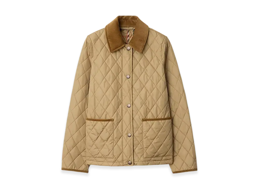 Burberry Quilting Nylon Jacket "Flax/Sand"