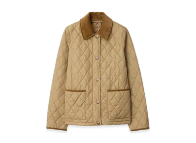Burberry Quilting Nylon Jacket "Flax/Sand"