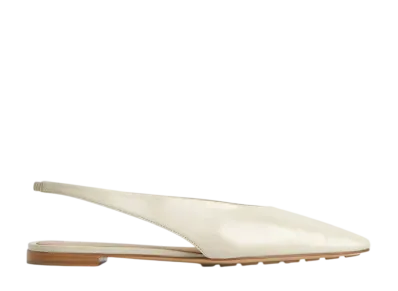 Bottega Veneta Women's Sofia Sling Back Ballerina "Sea Salt"